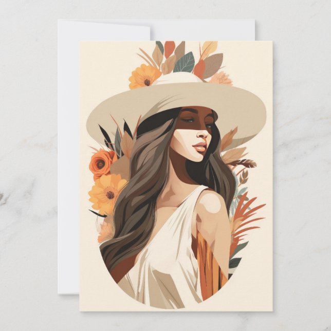 Boho Chic Floral Elégance (Devant)