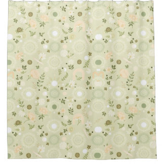 Boho Chic Sage Douche rideau - Relaxant & Terrain