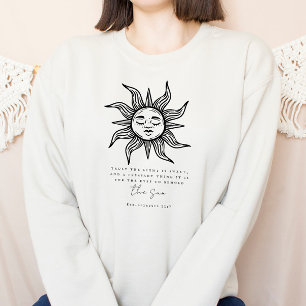 Boho Christian Sweatshirt Bible Verse Sunshine