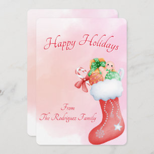 BOHO CHRISTMAS GREETING CARTE