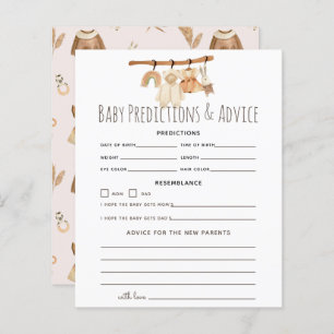 Boho Clothesline Girl Baby Predictions et conseils