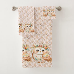 Boho Cottagecore Owl Floral Farmcore Charme