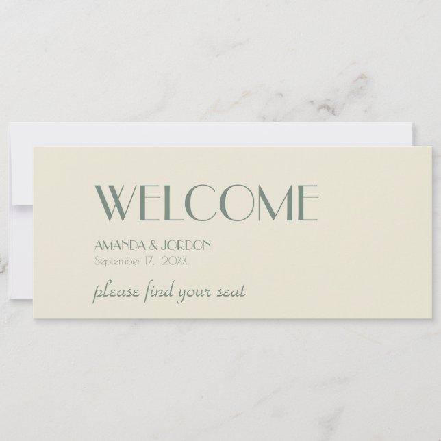 Boho Deco d'automne | En-tête de graphique de sièg (Devant)