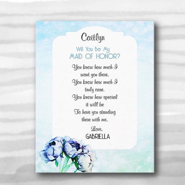 BOHO Elegance ! Serez-vous ma carte de femme d'hon (Créateur téléchargé)