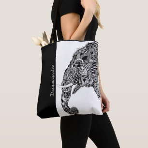Boho Elephant Dreamcatcher - Sac fourre-tout