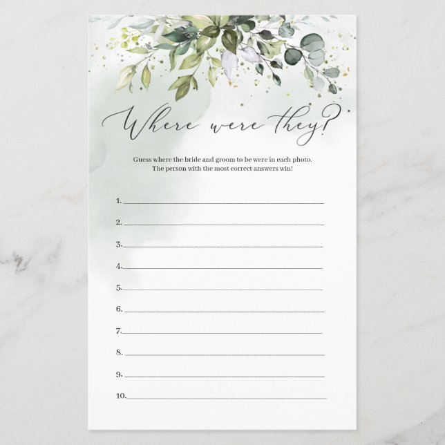 Boho Eucalyptus feuillage où ils jouent (Devant)