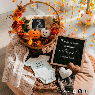 Boho Fall Pregancy Faire-part numérique