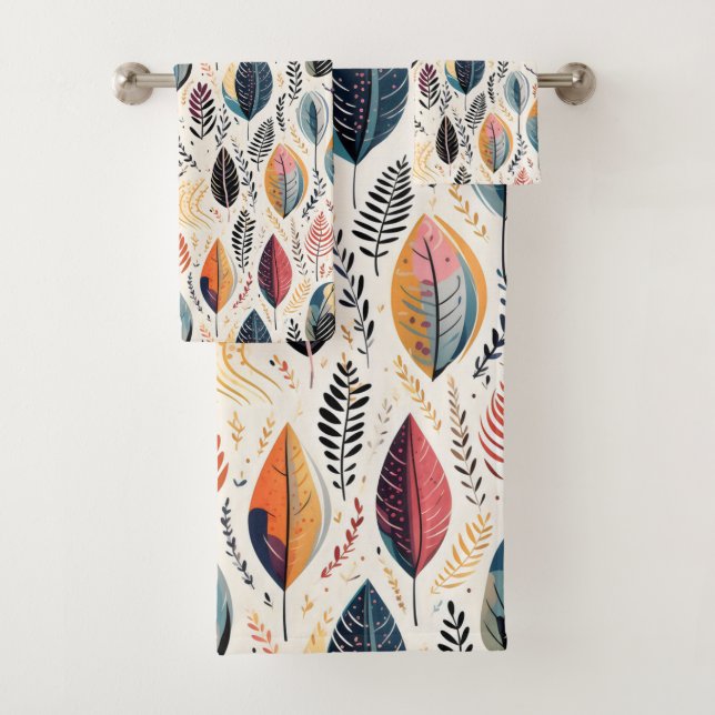 Boho Feuilles Sienne (En situation)