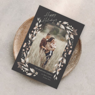 Boho Fleur sauvage Arch Photo Noël