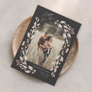 Boho Fleur sauvage Arch Photo Nouvel An