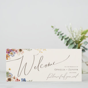 Boho Fleur sauvage Jardin Beige Siège en-tête du g