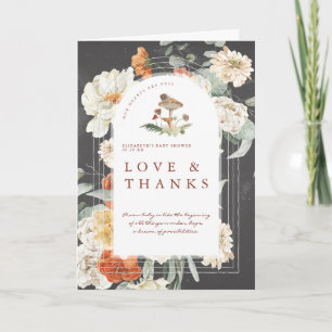 Boho Floral Musroom   MERCI BABY SHOWER