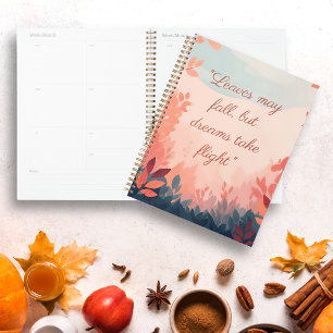 Boho Floral rose automne personnalisé