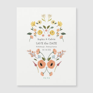 Boho Floral Wedding Enregistrer la date