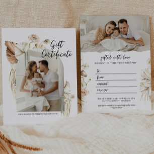 Boho Florals   Photo Arch   Carte cadeau photo