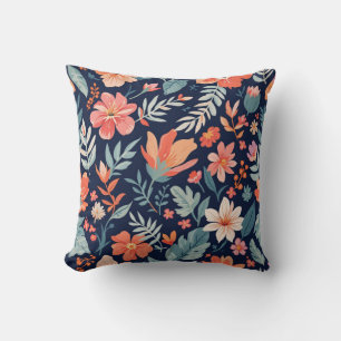Boho Garden Whimsy - Oreillers à lancer floral tro