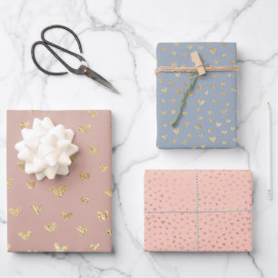 Boho Hearts Envelopper les feuilles de papier