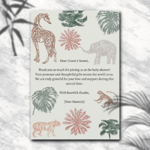 Boho Jungle Safari Baby shower Merci