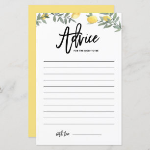 Boho Lemon Conseils pour que maman soit Baby showe