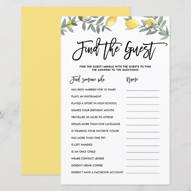 Boho Lemon Trouvez le jeu de douche coupe-glace in (Devant / Derrière)