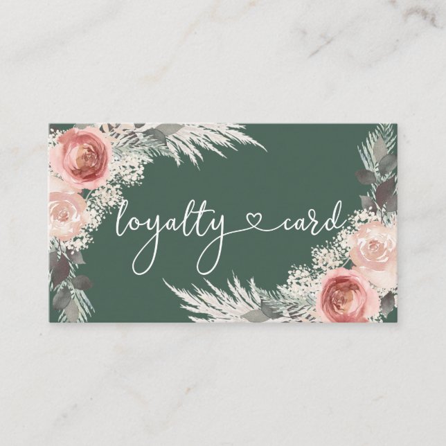 Boho Loyalty Carte de visite (Devant)
