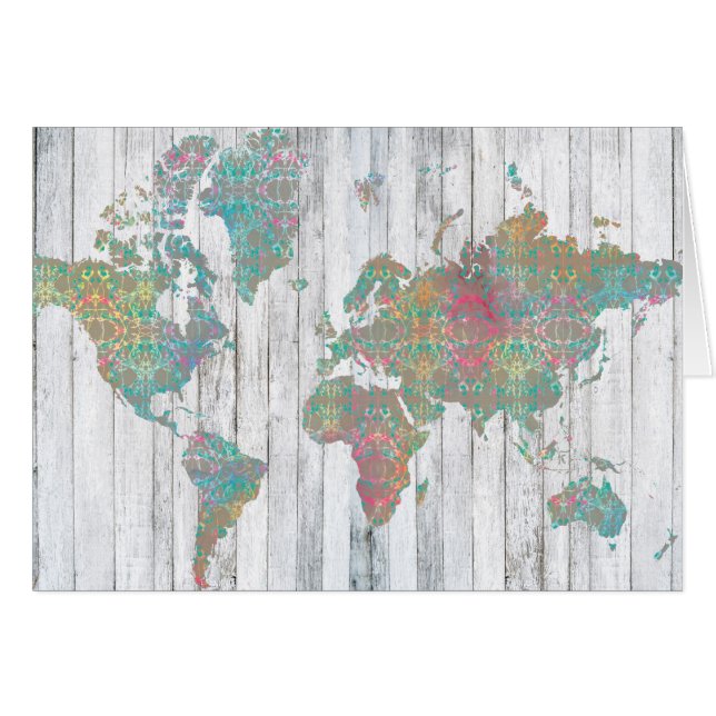 Boho Map II (Devant horizontal)