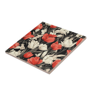 Boho Marocain Tulip Carreaux céramiques pour Accen