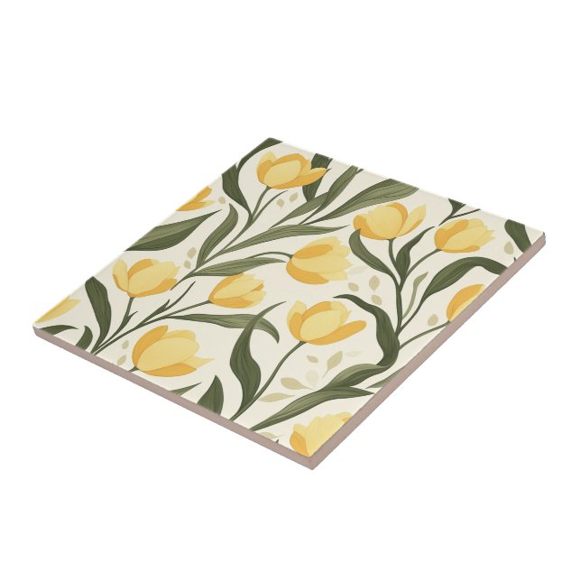 Boho Marocain Tulip Carreaux céramiques pour Mur d (Côté)