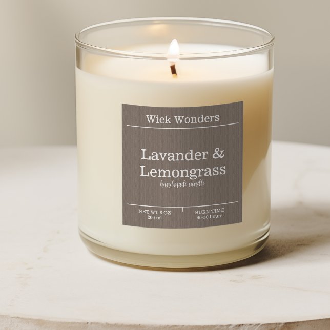 Boho minimaliste bougie faire Étiquette (Créateur téléchargé)