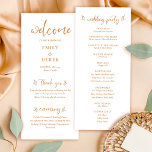 Boho Minimaliste Burnt Orange Floral Mariage Menu<br><div class="desc">Ajoutez de l'élégance à votre mariage bohème avec notre "Elegant Boho Orange Flowers Mariage Menu". Ce menu,  composé de fleurs séchées et de calligraphie,  est parfait pour une fête mariage de automne minimaliste. Si vous avez besoin d'aide,  n'hésitez pas à communiquer avec nous.</div>