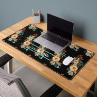 Boho moderne rose floral