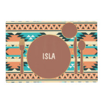 Boho Montessori Set de table pour enfants