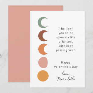 Boho Moons Inspiration Dire Carte Valentine