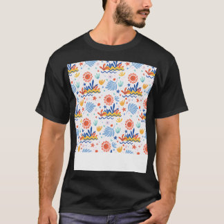 Boho motif d'été TShirt