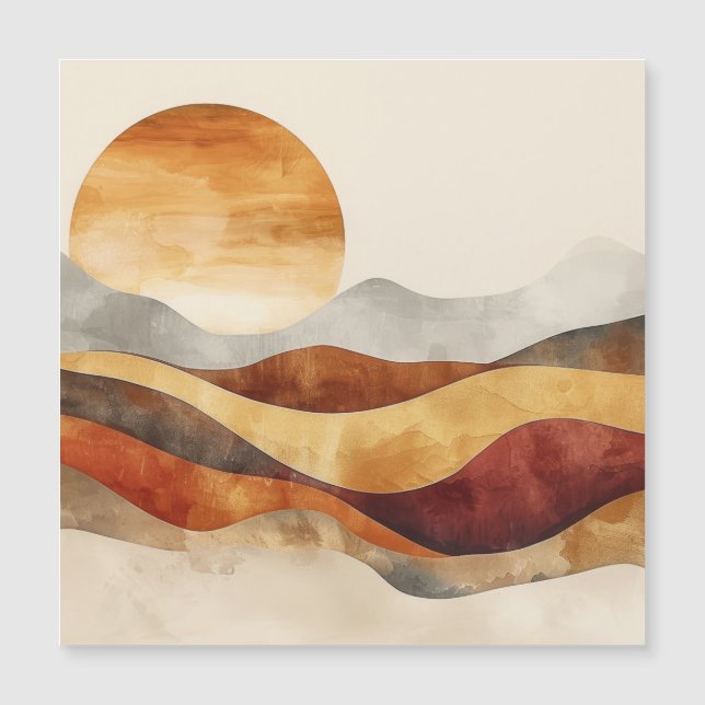 Boho Nature Minimaliste - Tons Terre Chauds (Devant)