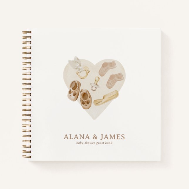 Boho Nursery Chic Baby shower Budget Livre d'or (Devant)