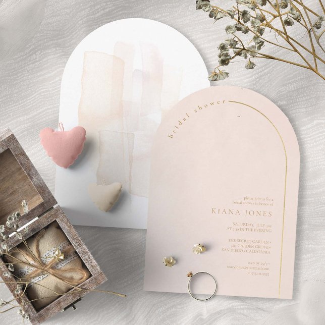 Boho Oasis Invitation de Fête de Fiançailles Rose  (Créateur téléchargé)