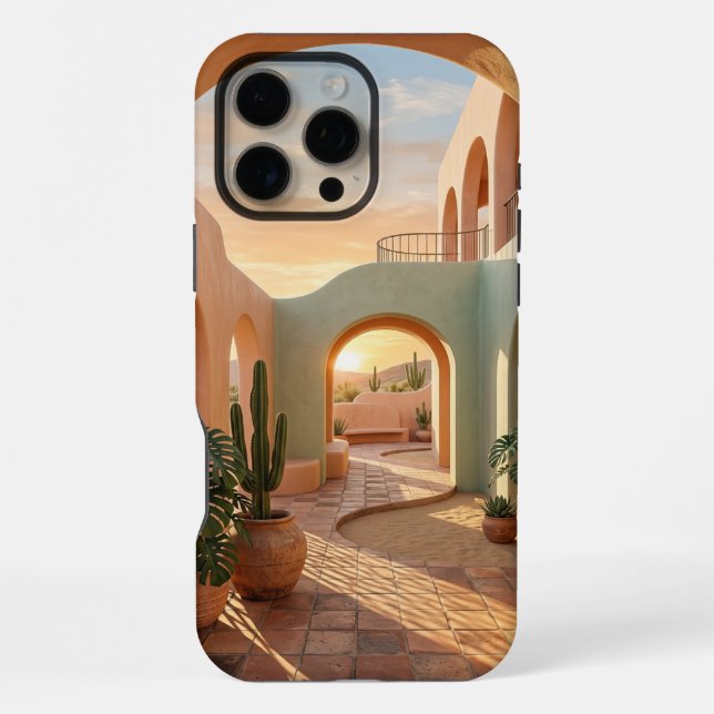 Boho Pastel Coque iPhone 16 Pro Max | Sunny (Verso)