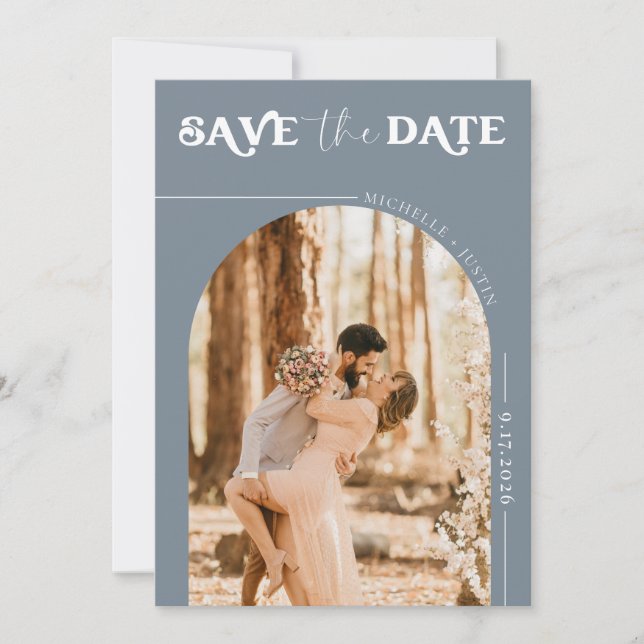 Boho Photo | Moderne Faire-Part  (Devant)