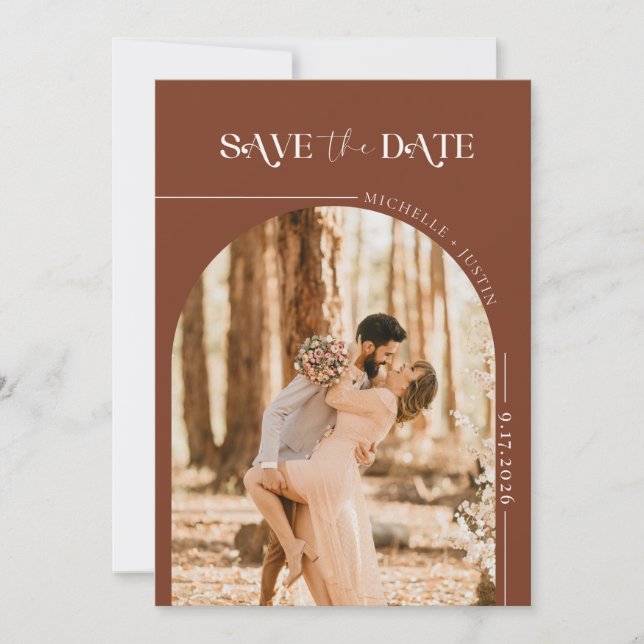 Boho Photo | Moderne Faire-Part  (Devant)