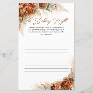 Boho plage terre cuite cuivre La nuit Mariage