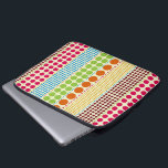 Boho pointille le sac de l'électronique<br><div class="desc">Un sac de l'électronique comportant des rangées de pois dans diverses tailles et le boho a inspiré des nuances de rose,  de bleu,  de vert,  d'orange,  de jaune,  et Bourgogne.</div>