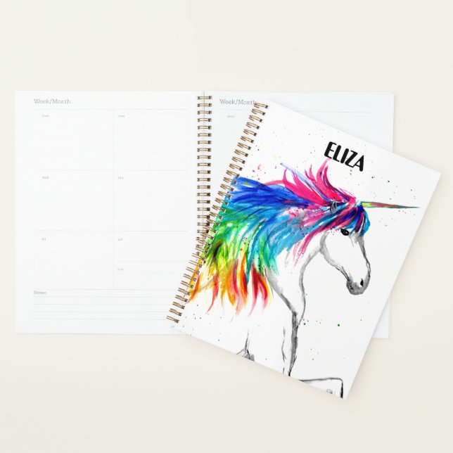 Boho Rainbow Cute Girls Unicorn Kids (Devant avec enveloppe)