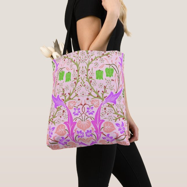 Boho Rose Floral William Morris Sac fourre-tout d' (De près)