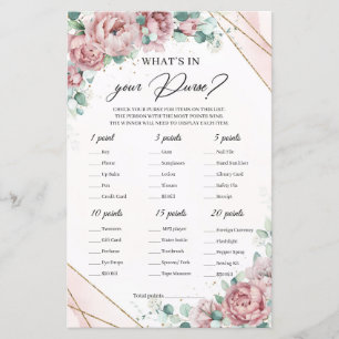 Boho rose pâle floral Qu'est-ce que dans votre sac