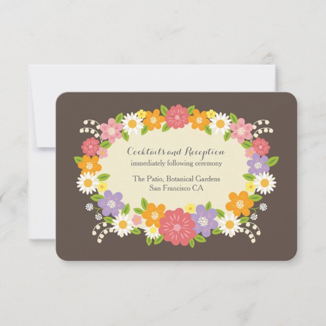 Boho Rustic Floral Mariage (Devant)