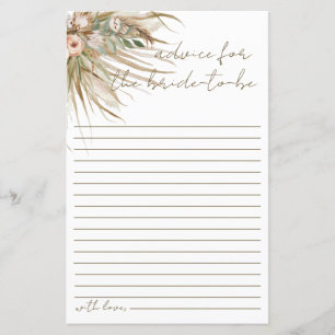 Boho Rustic Pampas Grass Floral Conseils pour mari