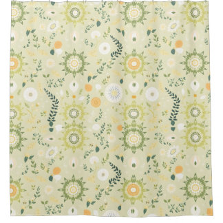 Boho Sage Green Mandala Douche rideau