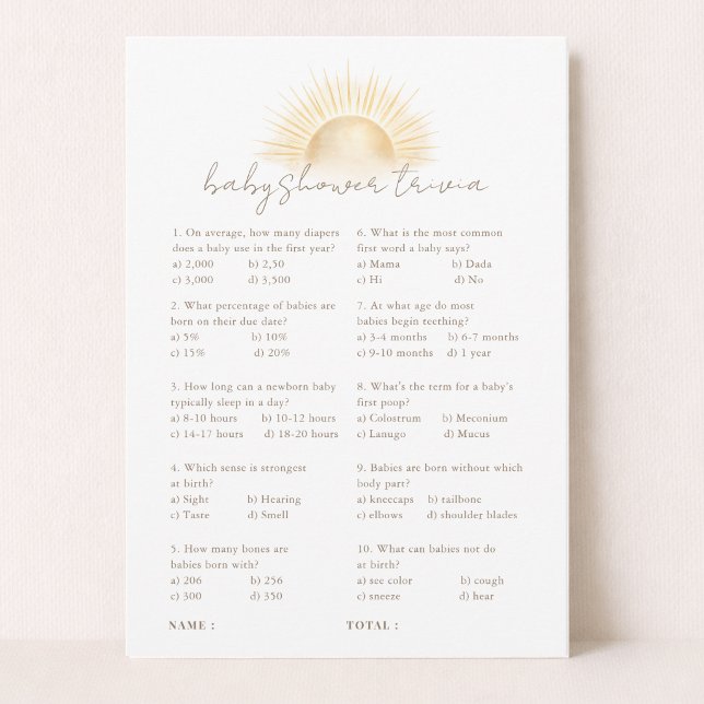 Boho Soleil Voici venir le fils Carte de jeu pour  (Créateur téléchargé)