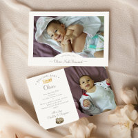 Boho Storybook Dragon Deux Faire-part de naissance